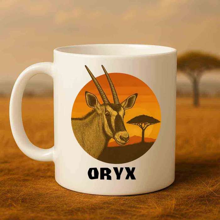 Wildlife Mug  Oryx Coffee Mug
