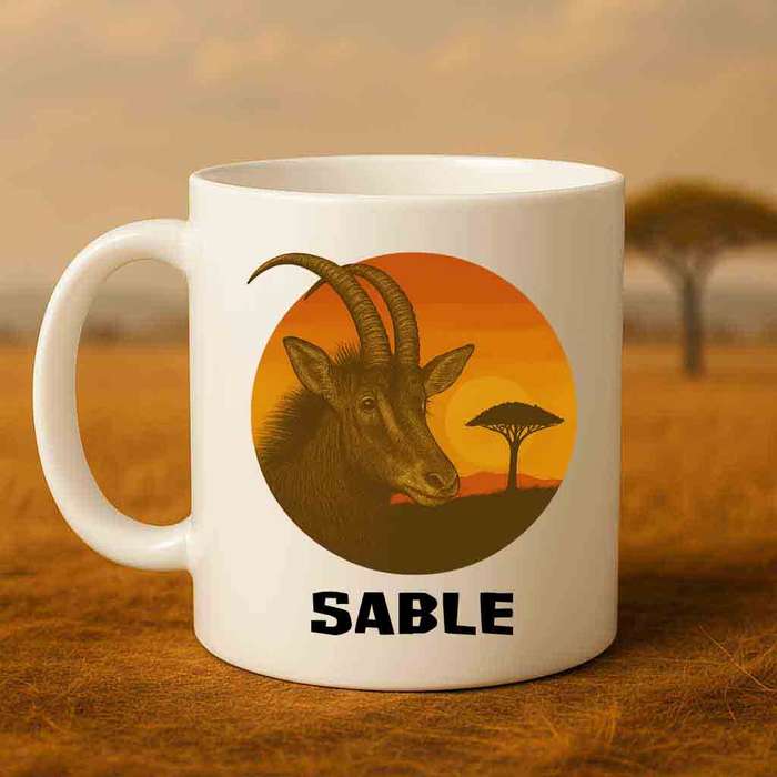 Wildlife Mug  Sable Coffee Mug