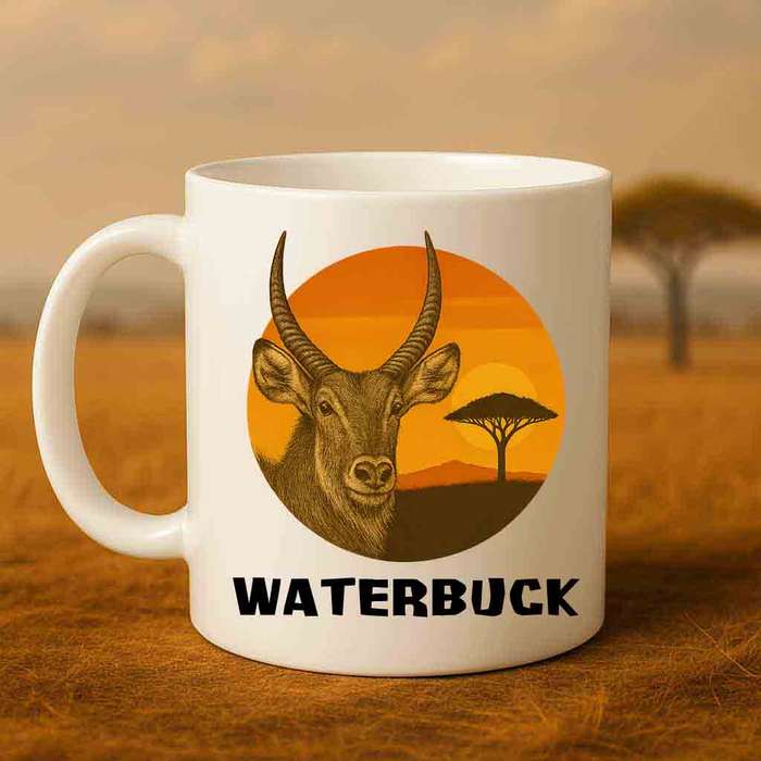 Wildlife Mug  Waterbuck Coffee Mug