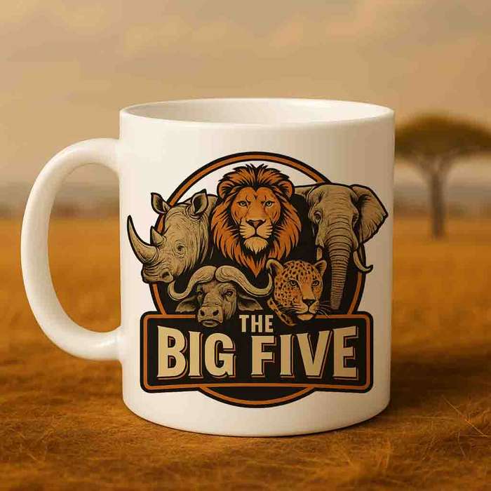 Big Five Badge Mug