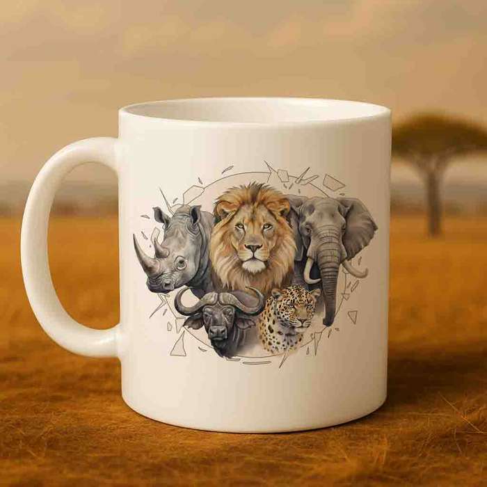 Big Five Safari Mug