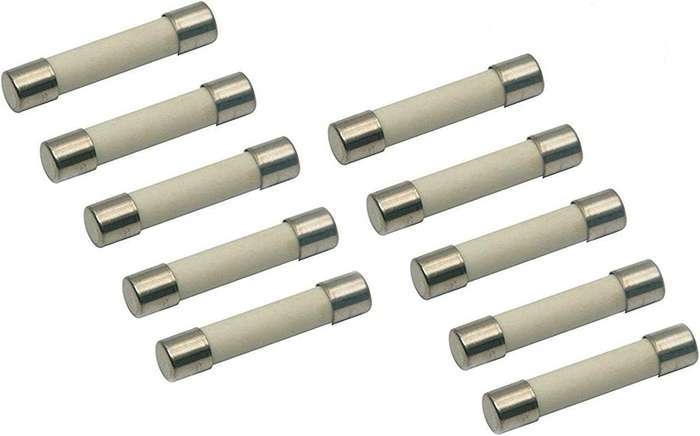 BULK PACK 5 X U-PART CERAMIC FUSE 20AMP X10