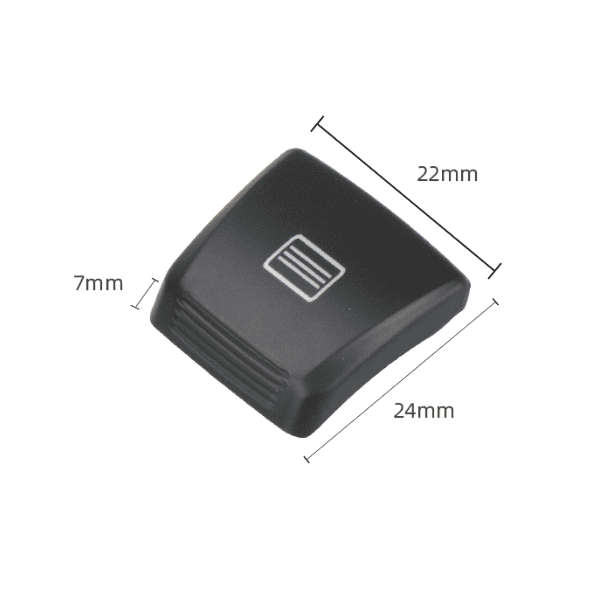 Mercedes W205 C Class Sunroof Switch Button 0009002907 - Black