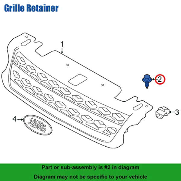 Bumper Cover Splash Shield Fender Liner Retainer Clip ANR2224 - Set of 5