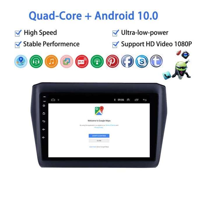 Suzuki Swift 2018 Android Navigation with Carplay and Android Auto 2GB 32 GB