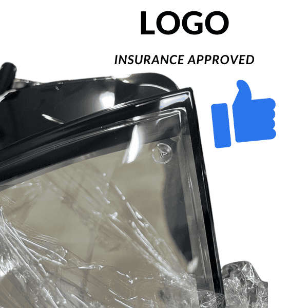 Mercedes Benz CLA W117 17-20 Headlight Replacement Lens WITH LOGO A1179069900DDZ - Right Side