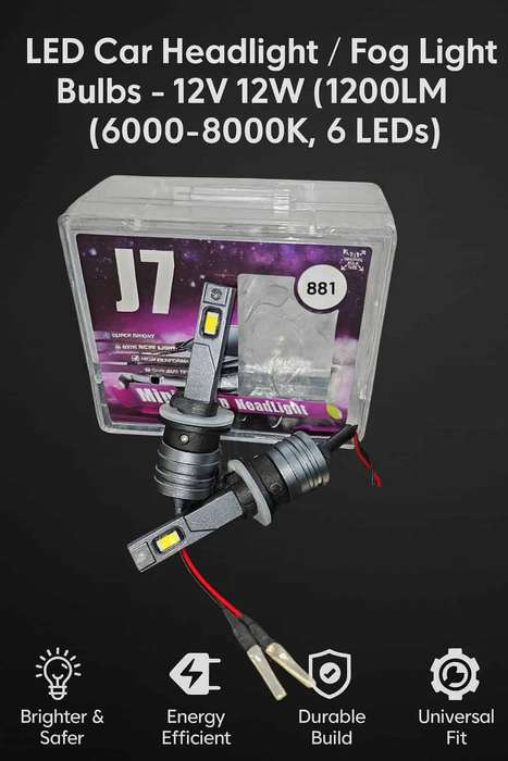 J7 Super Bright LED Bulbs 881 - Set of 2