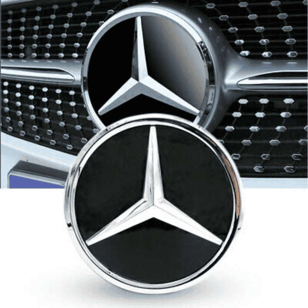 Glass Mirror Badge For Mercedes A0008880500 GLC/GLE W166 16-19 Main Grille