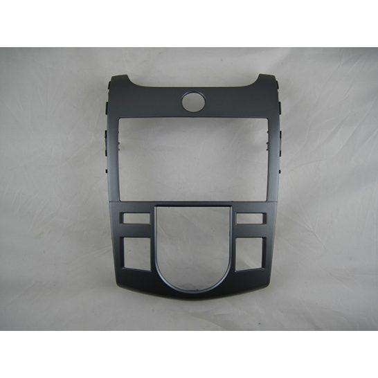Kia Forte Auto AC Silver 2Din Fascia Trimplate 2009