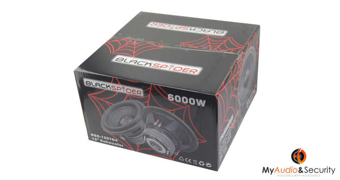 4-1113 BLACKSPIDER 12" 6000W DVC SUBWOOFER