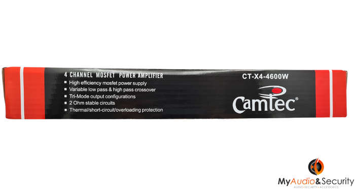 3-1116 CAMTEC CT-X4-4600W 4600W 4CH AMPLIFIER