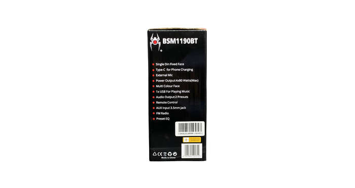 Blackspider Bsm1190bt Media Player With Bt