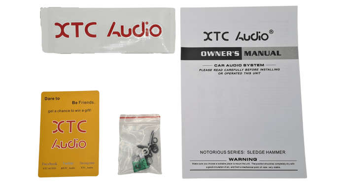 XTC Sledge Hammer 6000W 4 Channel Amplifier