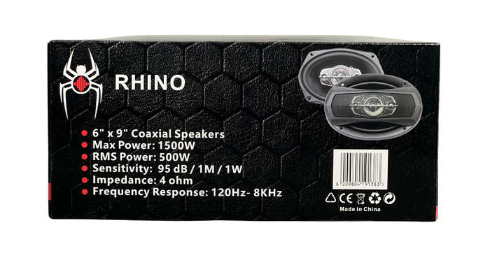 Blackspider Rhino 6x9 1500W Speakers