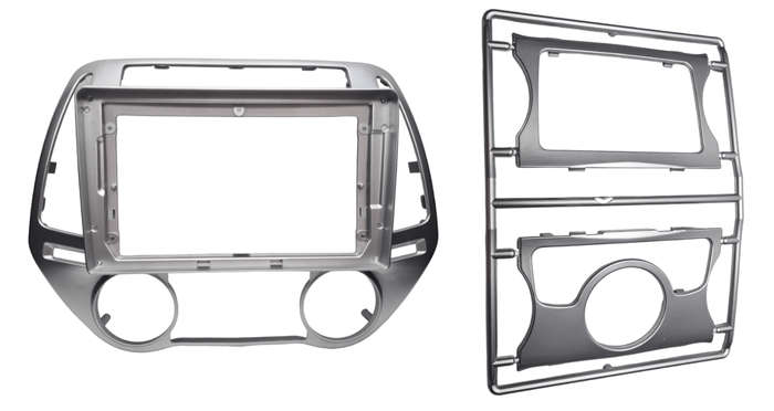 Hyundai I-20 Manual A/C 9" Trimplate 2012 with SWC Harness