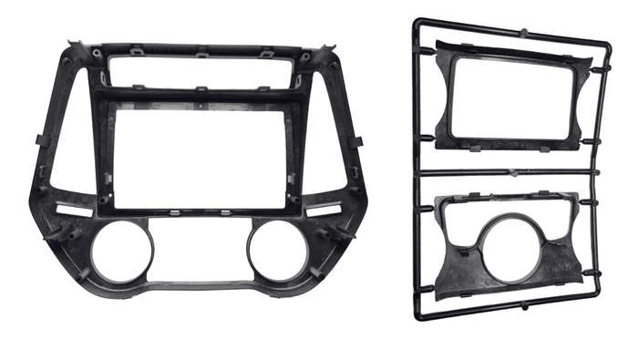Hyundai I-20 Manual A/C 9" Trimplate 2012 with SWC Harness