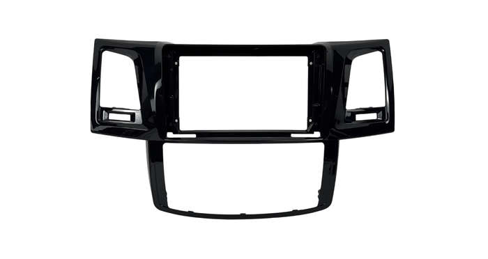 Toyota Fortuner Hilux Auto and Manual AC 9" Trimplate 2005+ with SWC Harness