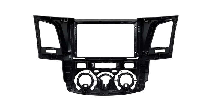 Toyota Fortuner Hilux Auto and Manual AC 9" Trimplate 2005+ with SWC Harness
