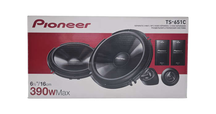 Pioneer TS-651C 6.5" 2 Way 350W Split System Speaker