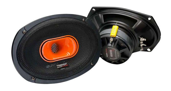 Black Spider BS-S6997PRO 6X9" 3200W 650W Speakers