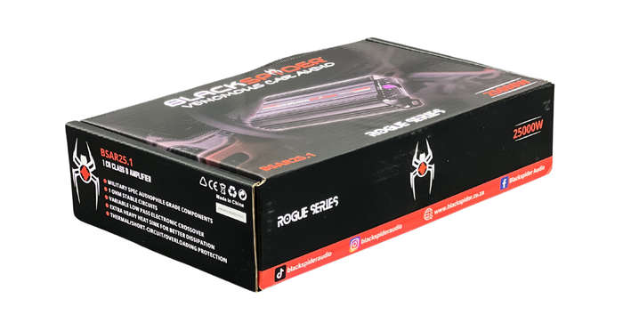 BlackSpider BSAR25.1 Rogue Series 25000W Monoblock Amplifier