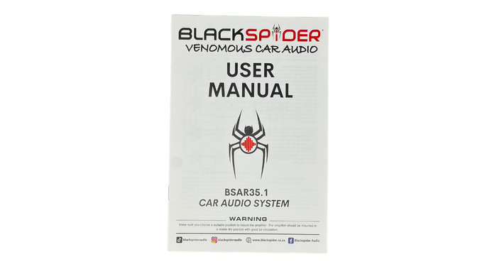 BlackSpider BSAR35.1 Rogue Series 35000W Monoblock Amplifier