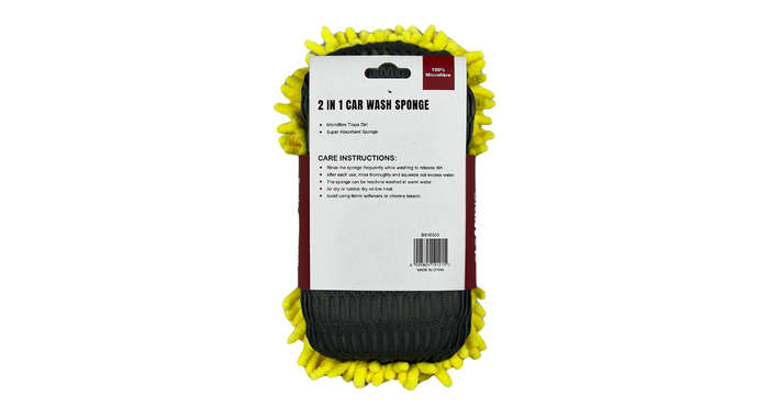 BlackSpider BSVD005 2 in 1 Microfibre Car Wash Sponge