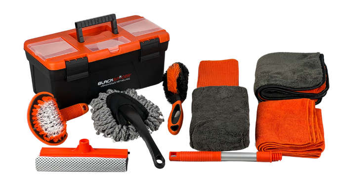 BlackSpider BSVD007 9PC Car Cleaning Kit