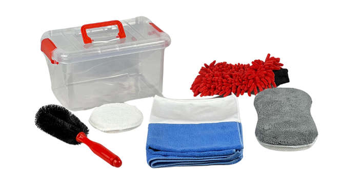 BlackSpider BSVD008 7PC Car Cleaning Kit