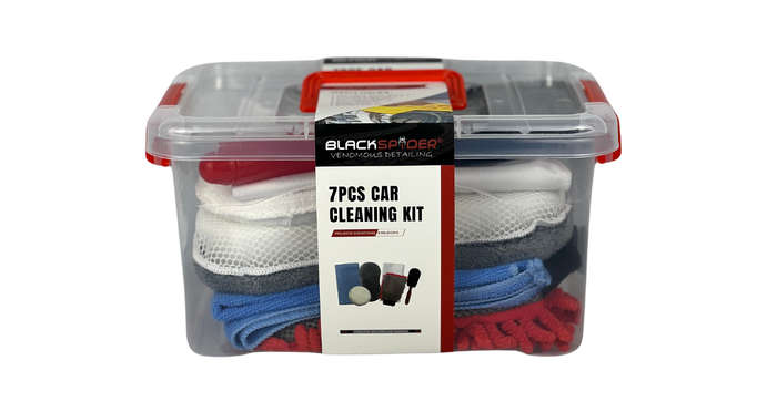 BlackSpider BSVD008 7PC Car Cleaning Kit