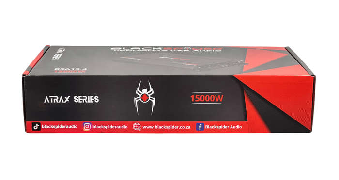 BlackSpider BSA15.4  15000W 4 Channel Amplifier