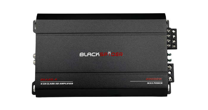 BlackSpider BSA20.4 20000W 4 Channel Amplifier