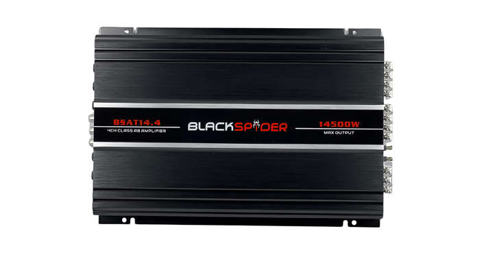 BlackSpider BSAT14.4  14500W 4 Channel Amplifier