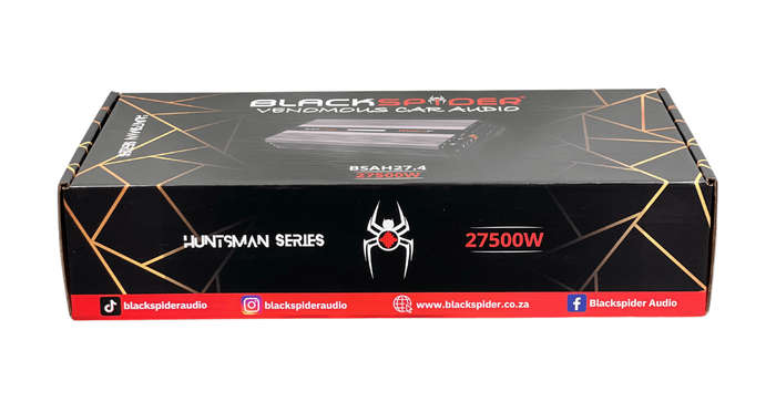 BlackSpider BSAH27.4  27500W  4 Channel Amplifier