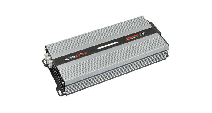 The BlackSpider BSAH32.5 32 500W 5 Channel Class AB+D Amplifier with BUILT-IN COOLING FAN Hunt