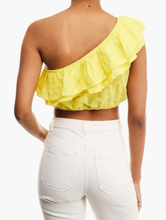 Original Zara Asymetrical Top (Size Large)