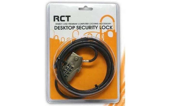 RCT NL-N02N 4 DIGIT NOTEBOOK SECURITY LOCK KENSINGTON T-BAR NANO COMPATIABLE -1.8M