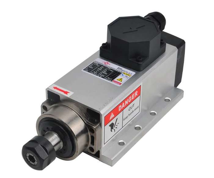 CNC Spindle Motor Air Cooled 2.2KW - Square