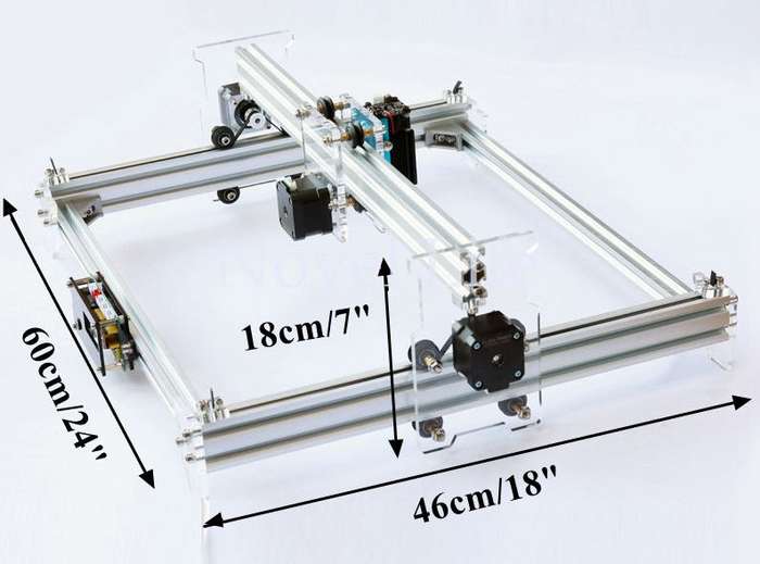 CNC Laser Engraver Machine + 2500mw Laser