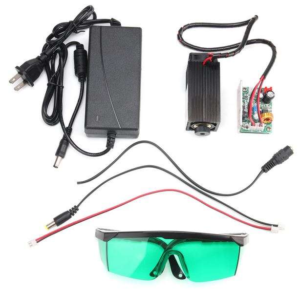 Laser Module - 15W - 450Nm + Adapter + Goggles