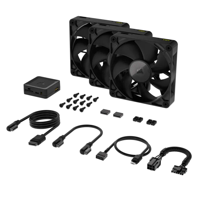 CORSAIR RX Series; iCUE LINK RX120; 120mm Fan; Tripple Pack.