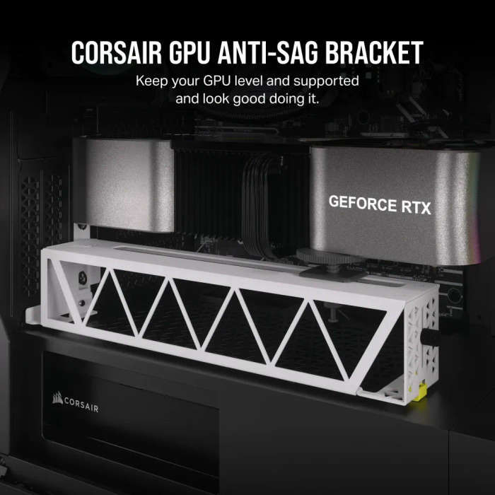 GPU Anti-Sag Bracket - White