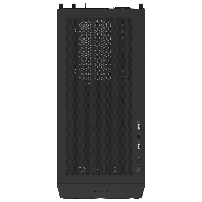GIGABYTE C102 Mid Tower Case - Black with Tempered Glass Side Panel, mATX