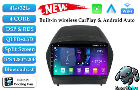 Hyundai Tucson IX35 LM (2009 to 2015) Android Navigation Infotainment Radio System