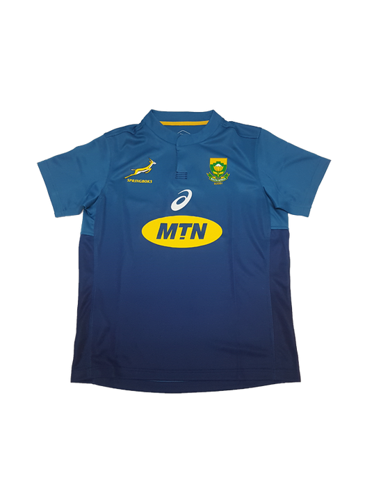 Mens Springbok Training Jersey Turkish / Indigo Blue - Xl