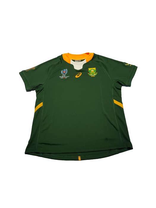 Mens Springbok Rugby World Cup Replica Jersey Green 2019 - 5xl 0.40kg