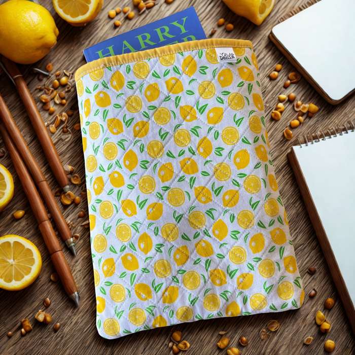 Yellow Lemons Tablet/Book Sleeve (22cm x 28.5 cm)