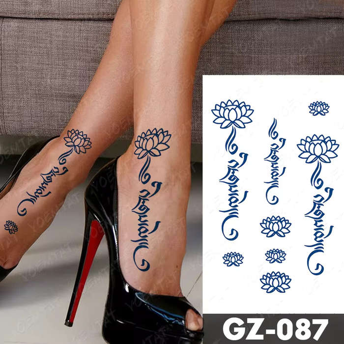 Elegant Lotus Tattoo