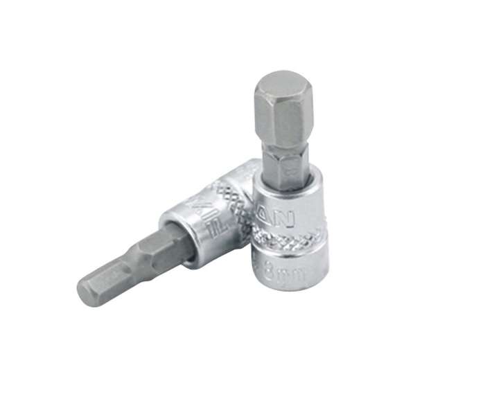 Fixman - 3/8 Dr.Bit Socket 4mm Hex Allen H4 - 2 Pack