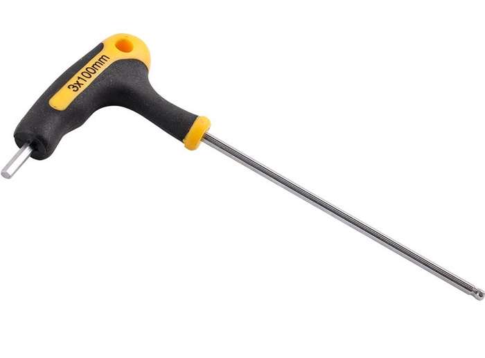 Tork Craft - Ball Point T Handle Hex Allen Key 3.0mm x 100mm - 2 Pack